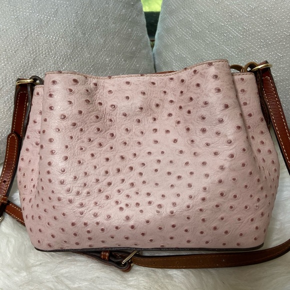 Dooney and Bourke Ostrich Mini Barlow Crossbody - Picture 5 of 12